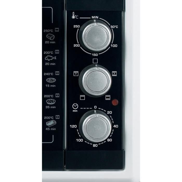 Mini horno BRANDT FC160MW - 16 L - Convección natural - Multifunción que incluye calor del ventilador 2 Mini horno BRANDT FC160MW - 16 L - Convección natural - Multifunción que incluye calor del ventilador 2