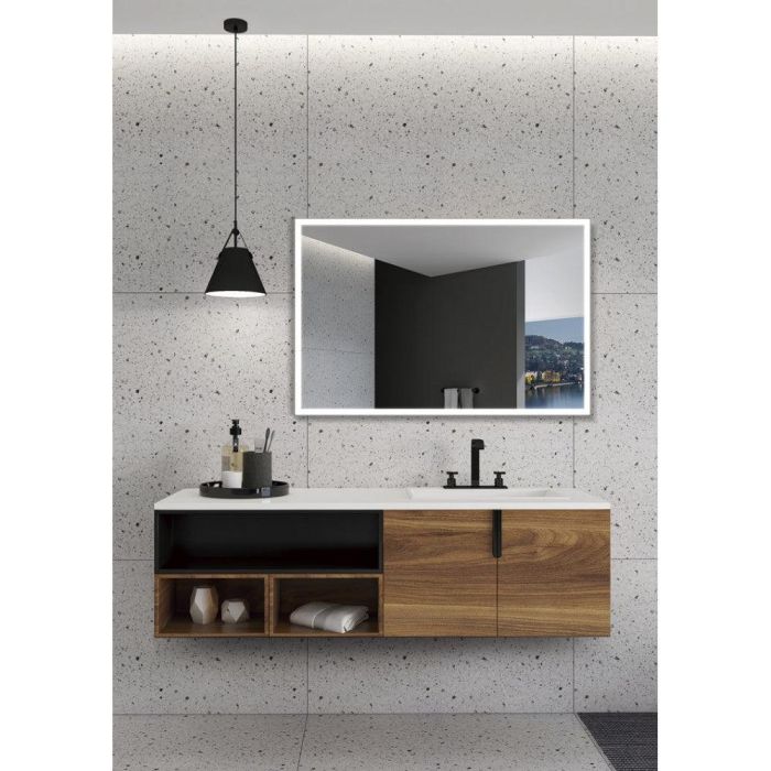 Espejo Iluminado Baño "Suiza" 120Cm Blanco Frío/Natural/Cálido Sensor Antivaho/On-Off Dimable [LIMEX-SUIZ010/120NG Espejo Iluminado Baño "Suiza" 120Cm Blanco Frío/Natural/Cálido Sensor Antivaho/On-Off Dimable [LIMEX-SUIZ010/120NG