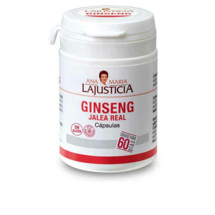 Ana María Lajusticia Ginseng con Jalea Real 60 Cápsulas - Complemento Alimenticio para Energía y Vitalidad Ana María Lajusticia Ginseng con Jalea Real 60 Cápsulas - Complemento Alimenticio para Energía y Vitalidad