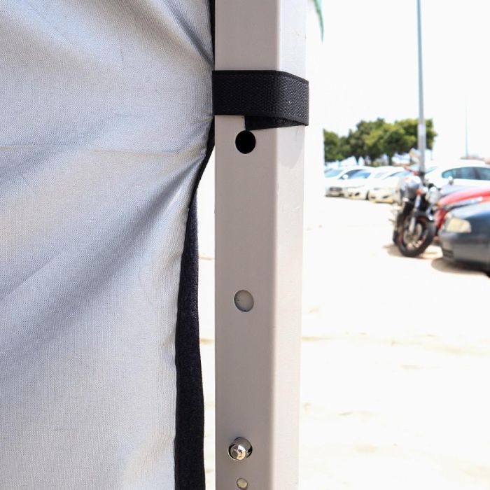 Pared de Carpa OCC Motorsport OCCCARP30 Racing Negro Poliéster 420D Oxford 3 x 2 m 2 Unidades 4