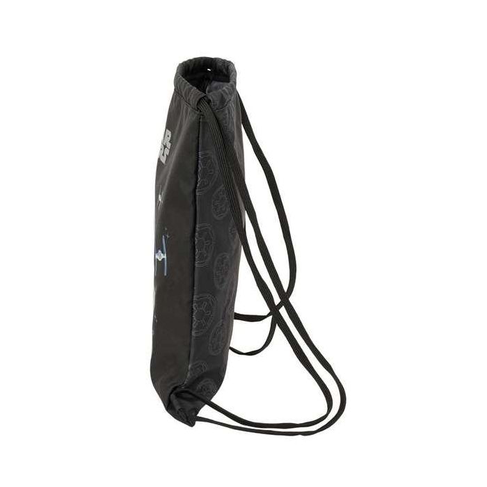 Bolsa Mochila con Cuerdas Star Wars Rebellion Negro 35 x 40 x 1 cm 2