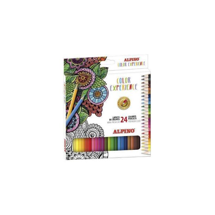 Alpino Lápices De Colores Experience 177 mm Mina Premium C-Surtidos Estuche 24 Ud