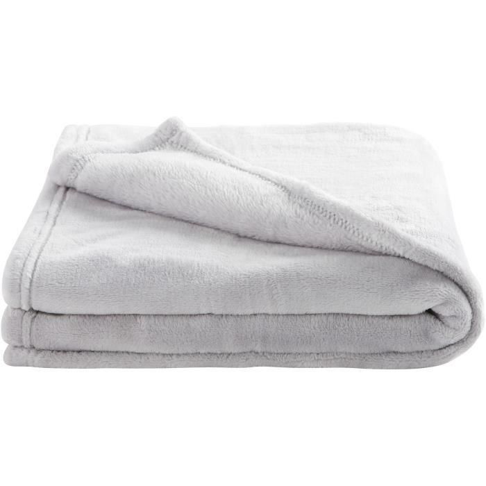 Domiva Manta para Bebé Microfibra Suave, Nest Cover Microdoux 75x100 cm Gris Perla