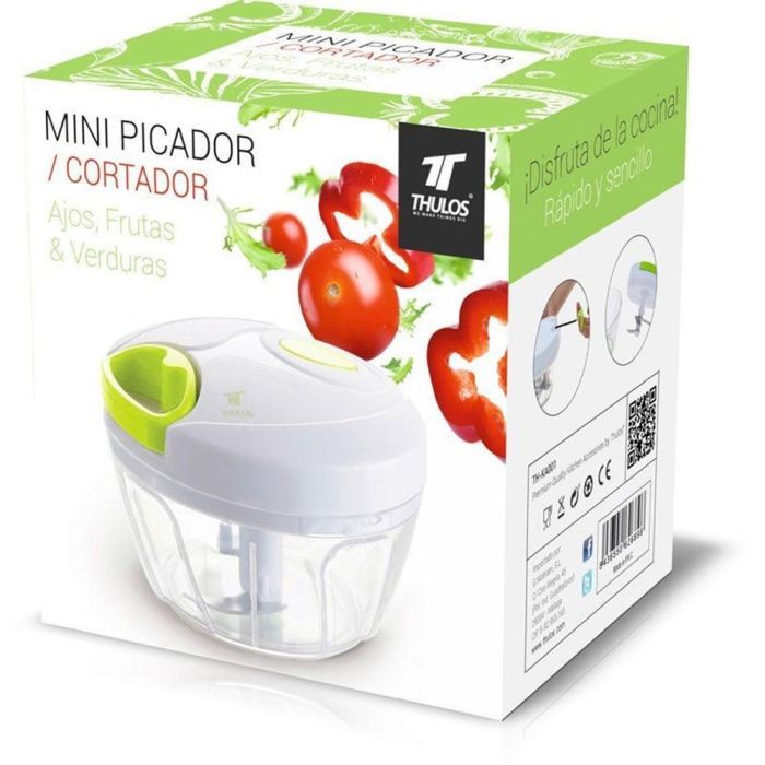 Thulos Mini Picadora Manual TH-KA001 Fácil de Usar y Limpiar 2