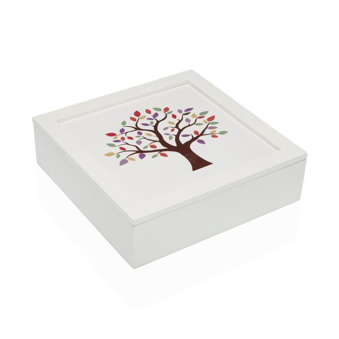 Caja-Joyero Versa TREE Madera MDF 24 x 7 x 24 cm