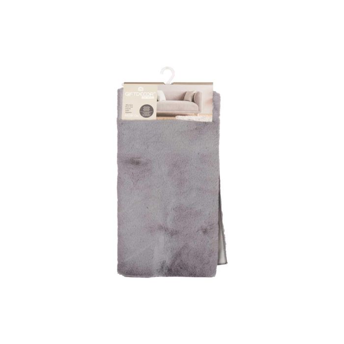 Alfombra Pelo Corto Gris Oscuro 60 X 90 Giftdecor (6 Unidades) 2 Alfombra Pelo Corto Gris Oscuro 60 X 90 Giftdecor (6 Unidades) 2