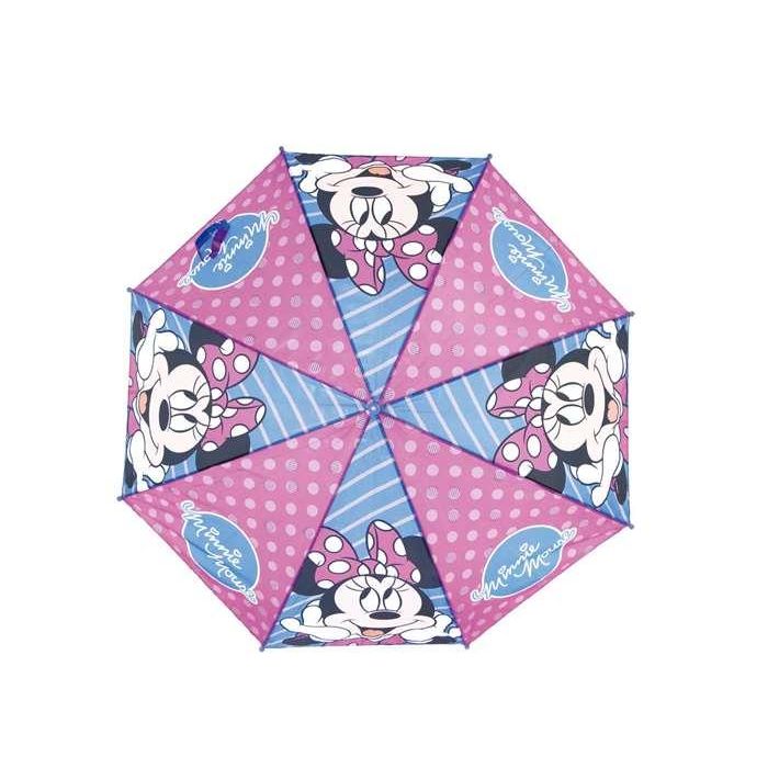 Paraguas Automático Minnie Mouse Lucky Azul Rosa (Ø 84 cm) 1 Paraguas Automático Minnie Mouse Lucky Azul Rosa (Ø 84 cm) 1