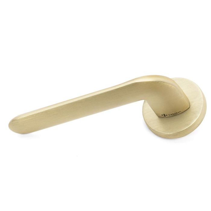 Roseta Zamak Modelo Jade Ø52 Acabado Oro Satinado System Roseta Zamak Modelo Jade Ø52 Acabado Oro Satinado System