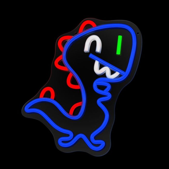 Lampara Forever Neon Led Jurassic Baby 3 Lampara Forever Neon Led Jurassic Baby 3
