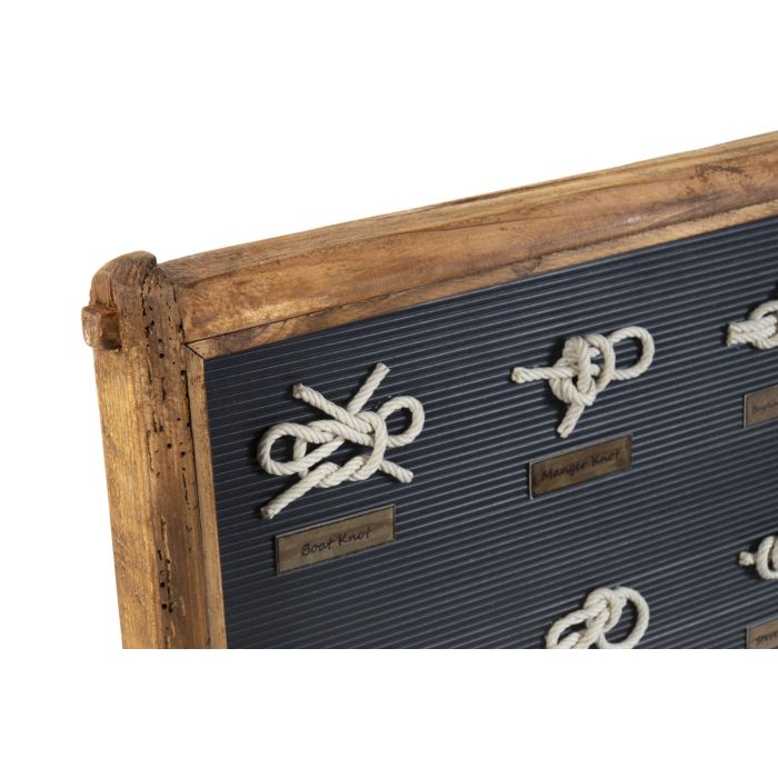 DKD Home Decor Cuadro Azul Marino Natural 4 x 45 x 59 cm (2 Unidades) DKD Home Decor Cuadro Azul Marino Natural 4 x 45 x 59 cm (2 Unidades)