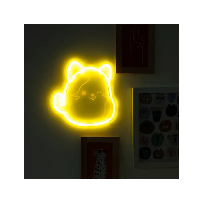 Wondee Lámpara de Neón Squishmallow Cam 22 cm x 21,5 cm x 2 cm 2