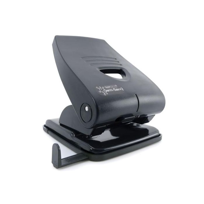 Taladro 2 P. Rapesco Antibacteriano P835 (40 Hojas) Negro