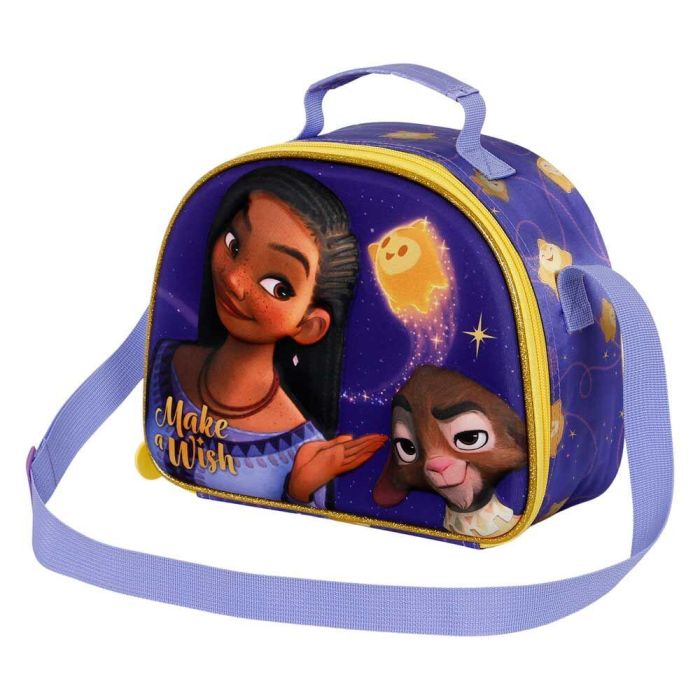 Bolsa Portamerienda 3D Star Disney Wish: El Poder De Los Deseos Lila 1 Bolsa Portamerienda 3D Star Disney Wish: El Poder De Los Deseos Lila 1