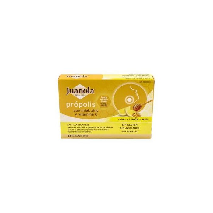 Juanola Própolis Sabor Limón Miel 24 Pastillas