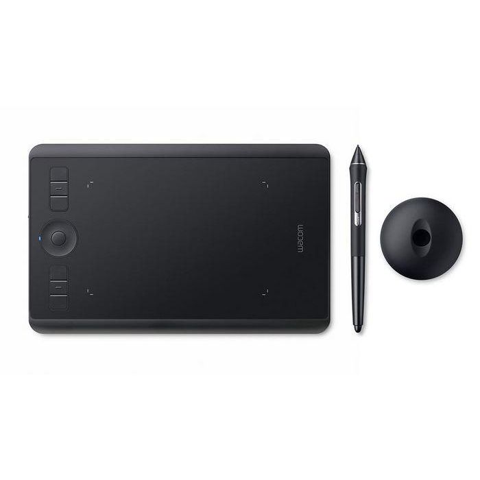 Wacom Intuos Pro Tableta Gráfica Bluetooth 4.2, 5080 lpi, USB 2m, Negra. Ideal para Ilustrar, Editar y Diseñar.
