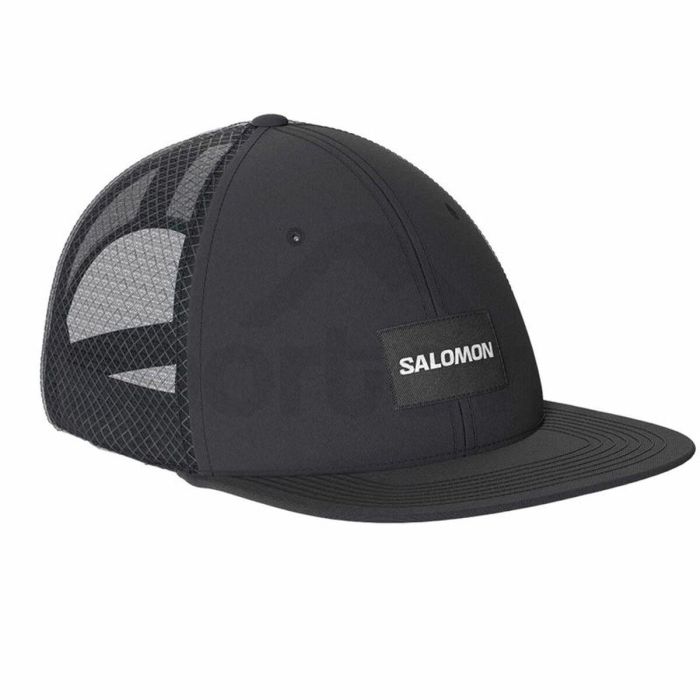 Gorra Salomon Flat Cap Deep Negro 0 Gorra Salomon Flat Cap Deep Negro 0