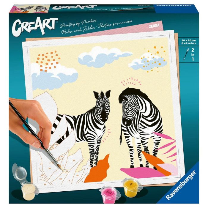 Ravensburger RAV4005556236664 CreArt 20x20cm Cebra - Edición Jolane 0 Ravensburger RAV4005556236664 CreArt 20x20cm Cebra - Edición Jolane 0