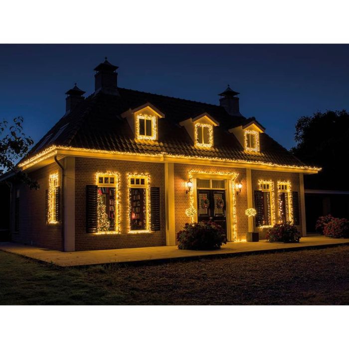 Guirnalda led connect (interconectable) mutltifunción 250 leds luz cálida con efecto intermitente exterior verde 18,7 m 1 Guirnalda led connect (interconectable) mutltifunción 250 leds luz cálida con efecto intermitente exterior verde 18,7 m 1