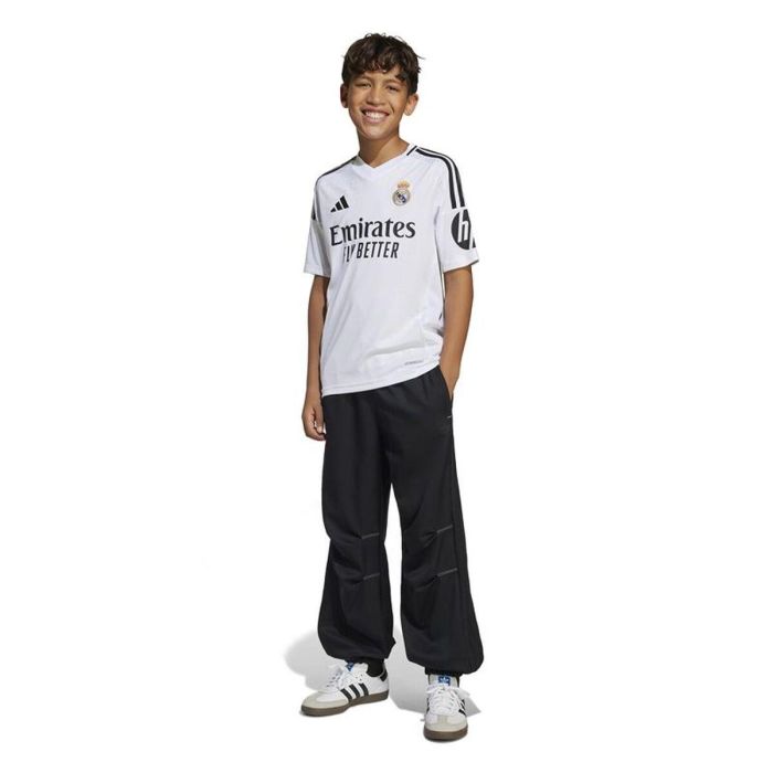 Camiseta de Fútbol de Manga Corta para Niños Adidas Real H Jsy Blanco 45 3