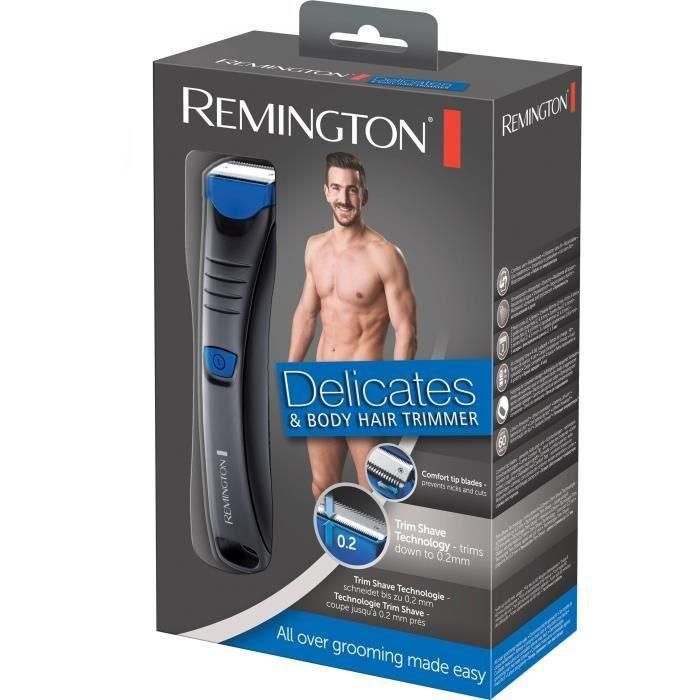 Remington Depilador Corporal BHT 250 - Afeitadora Delicada con 3 Peines, Resistente al Agua, Cuchillas de Acero Inoxidable, 60 Min Autonomía 4