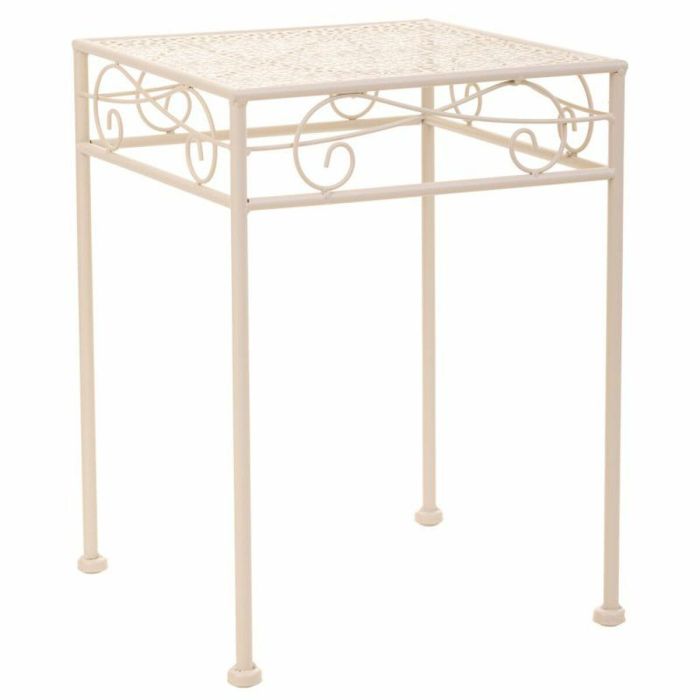 Soporte para Maceta Alexandra House Living Blanco Metal Hierro 25 x 45 x 72 cm 3