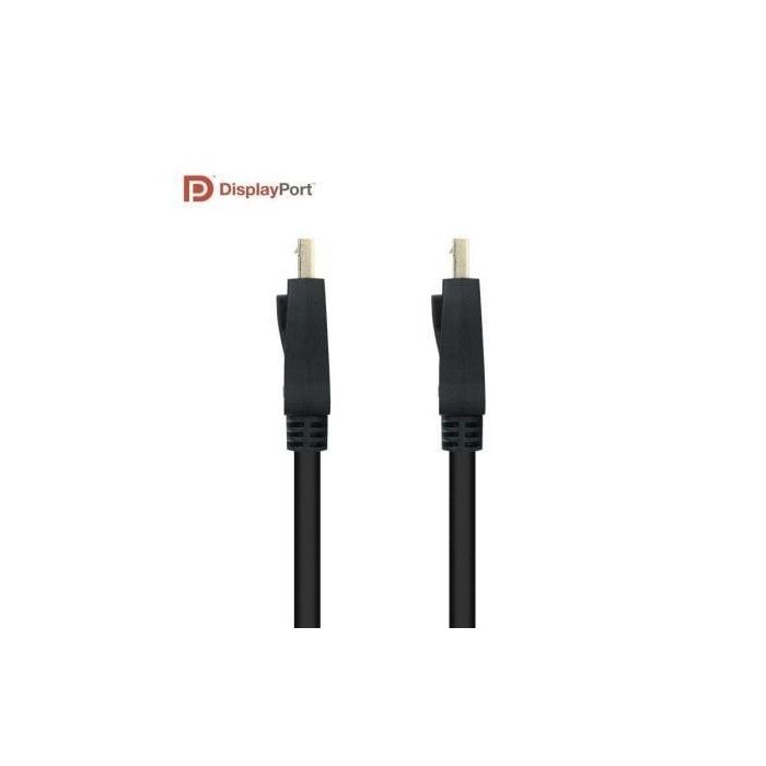Nanocable 10.15.2501-L150 Cable DisplayPort 1.4 8K@60Hz HDR Macho-Macho 1.5m Negro Certificado VESA, Conectores con Bloqueo 3 Nanocable 10.15.2501-L150 Cable DisplayPort 1.4 8K@60Hz HDR Macho-Macho 1.5m Negro Certificado VESA, Conectores con Bloqueo 3