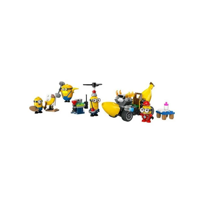 Lego 75580 Minions Banana Car Juguete de construcción de 136 piezas 1