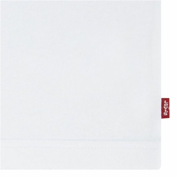 Camiseta de Manga Corta Infantil Levi's Lvb Golden Glow Batwing Blanco 2