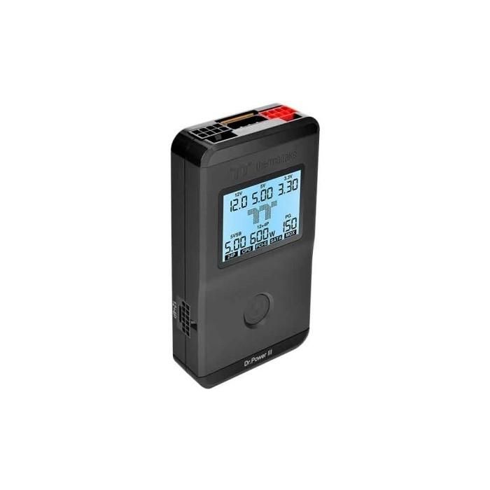 Thermaltake Dr. Power III Power Supply Tester ATX SATA LCD Voltaje 24-pin para Fuente de Alimentación 2