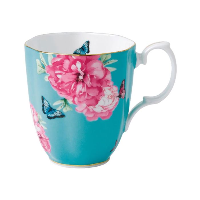 Mug 300 Ml Turquoise Royal Albert (4 Unidades) Mug 300 Ml Turquoise Royal Albert (4 Unidades)