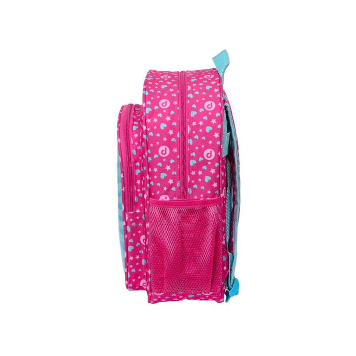 Mochila Escolar Pinypon Azul Rosa 26 x 34 x 11 cm 2