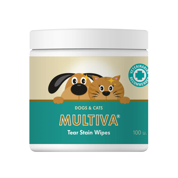 Multiva Tear Stain Wipes 100 Unidades