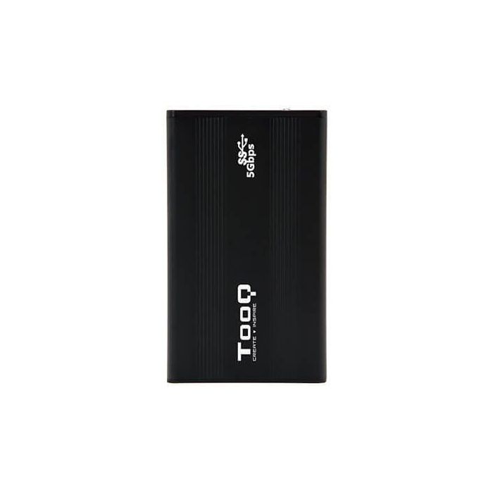 TooQ TQE-2524B Caja Externa para Disco Duro 2.5" USB 3.1 Gen 1 (5 Gbps) 4TB SATA III UASP Aluminio Negro TooQ TQE-2524B Caja Externa para Disco Duro 2.5" USB 3.1 Gen 1 (5 Gbps) 4TB SATA III UASP Aluminio Negro