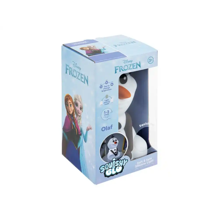 Wondee Lámpara Olaf Frozen de Silicona Suave con Luz Ajustable y Temporizador 7