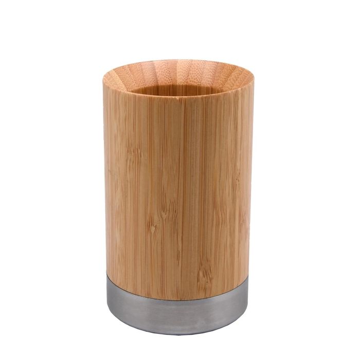 Vaso Basicos DKD Home Decor Natural Plateado 7 x 11 x 7 cm