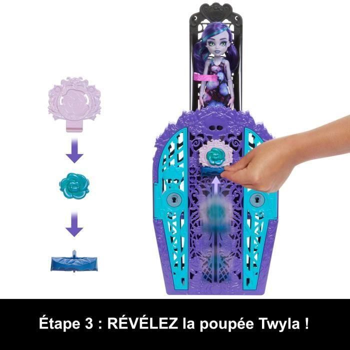 Muñeca monster high twyla con armario. incluye ropa y accesorios. 2