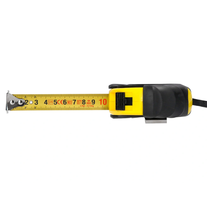 Q-connect Flexometro con Freno Material Antichoque 19 mm Ancho Longitud 5 mt 3