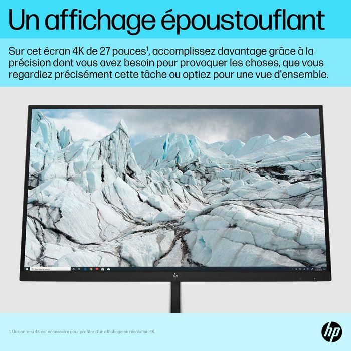 HP E27k G5 Monitor 4K Ultra HD con USB-C, Pantalla de Alta Precisión para Visuales Increíbles y Máxima Productividad Profesional 16