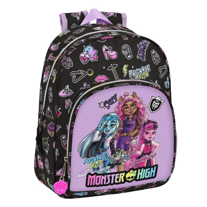 Mochila Escolar Monster High Creep Negro 28 x 34 x 10 cm 0 Mochila Escolar Monster High Creep Negro 28 x 34 x 10 cm 0