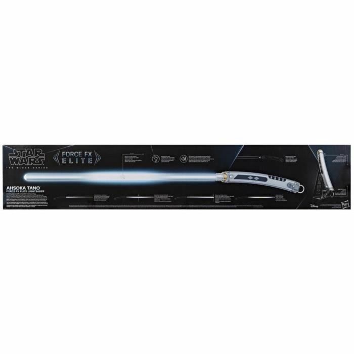 Hasbro Sable de luz Force FX Elite Ahsoka Tano Star Wars The Black Series LED y Sonido Premium 1 Hasbro Sable de luz Force FX Elite Ahsoka Tano Star Wars The Black Series LED y Sonido Premium 1