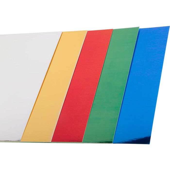 Cartulina Liderpapel A4 235 gr-M2 Metalizada 5 Colores Surtidos Paquete De 50 Hojas 5