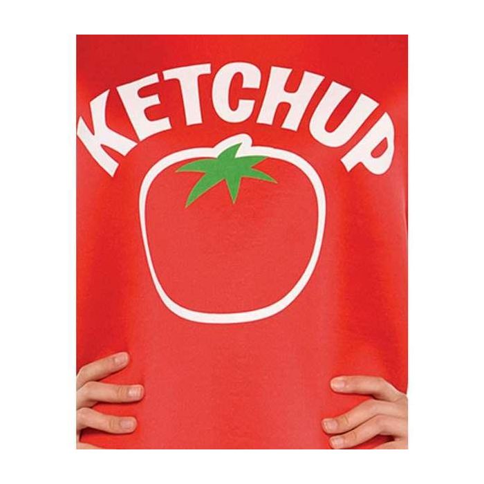 Liragram Disfraz Bote Ketchup Adulto Talla M 2 Liragram Disfraz Bote Ketchup Adulto Talla M 2