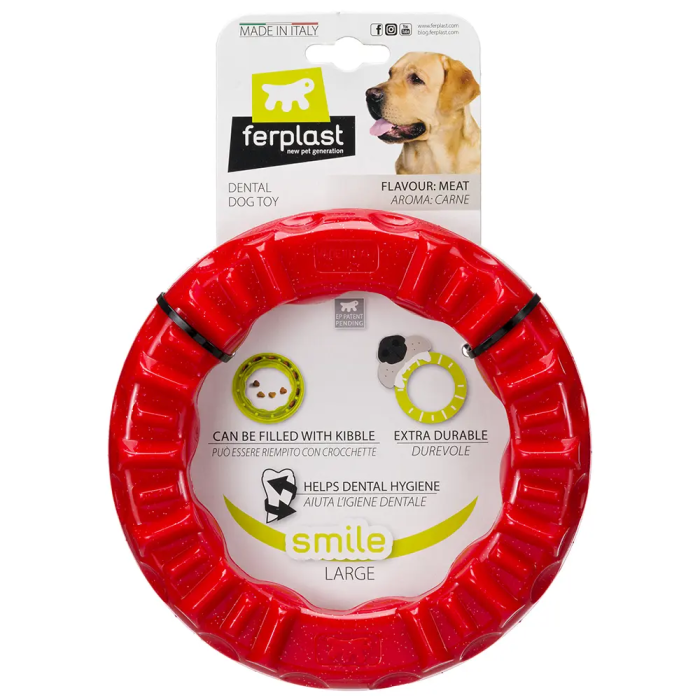 Ferplast Smile Ring L Rojo