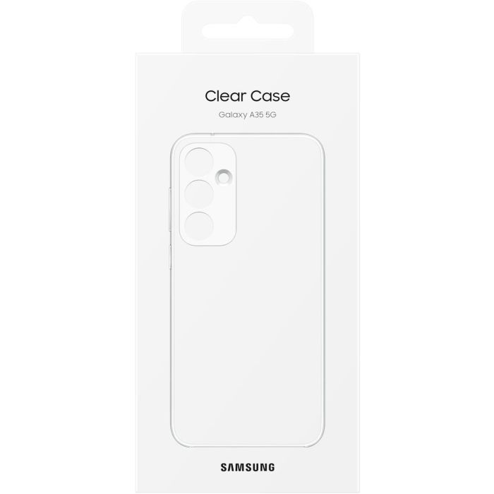 Samsung Clear Case para Galaxy A35, funda transparente delgada y brillante, protección anti-rayaduras 5