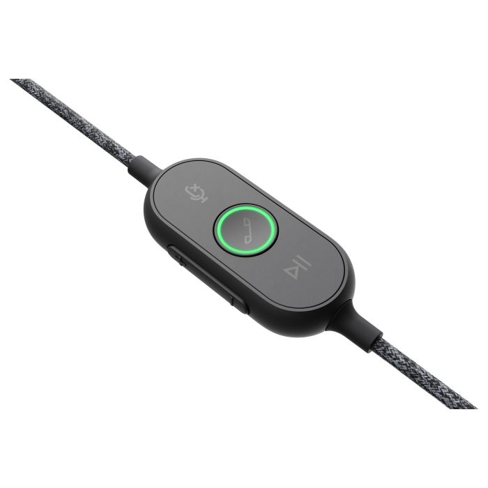 Logitech Auriculares USB Zone Wired UC 981-000875 para Comunicaciones Unificadas, Diadema Binaural, Micrófono, Grafito, Conexión USB 5