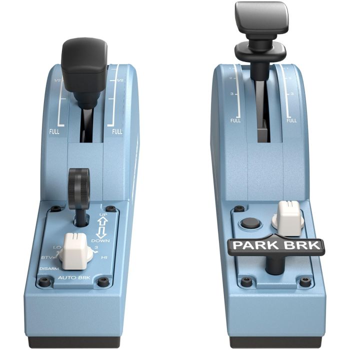 Thrustmaster 2960853 TCA Quadrant Add-On Airbus Edition Negro, Azul Simulador de Vuelo PC 1