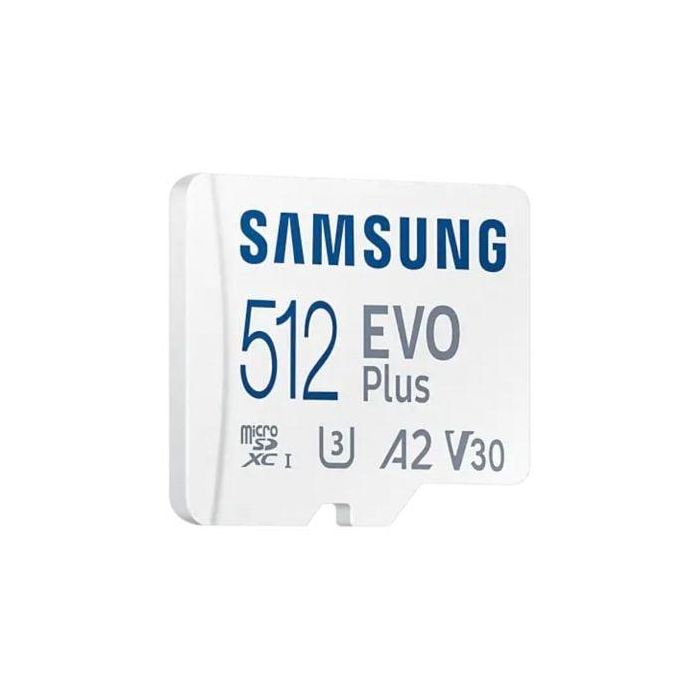Tarjeta de Memoria Samsung EVO Plus 2023 512GB microSD XC con Adaptador/ Clase 10/ 160MBs 3