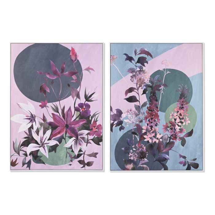 Cuadro DKD Home Decor 102,5 x 4,3 x 142,6 cm Flores Moderno (2 Unidades) Cuadro DKD Home Decor 102,5 x 4,3 x 142,6 cm Flores Moderno (2 Unidades)