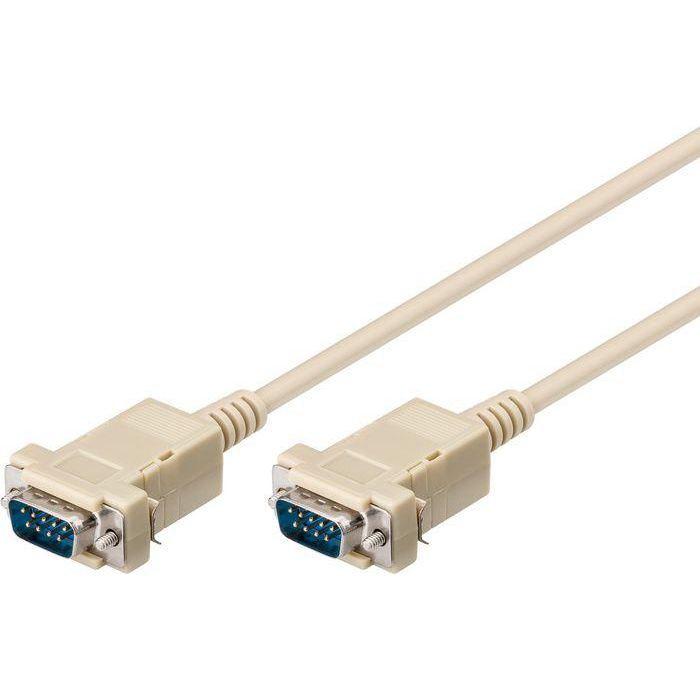 MicroConnect SCSEHH10 Cable Serie D-SUB/RS-232 a D-SUB/RS-232 de 10m para Comunicación de Datos Confiable