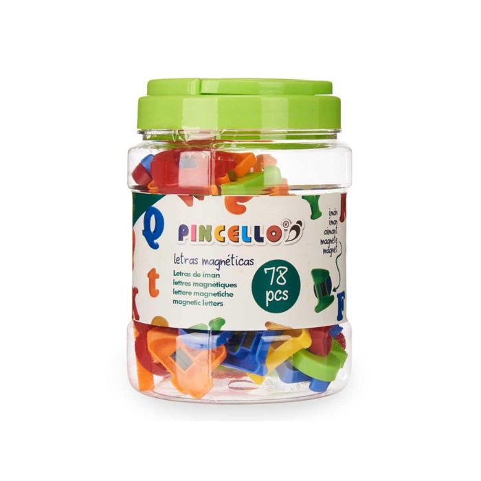 Bote 78 Letras Magneticas Pincello 9X13CM (12 Unidades) 2 Bote 78 Letras Magneticas Pincello 9X13CM (12 Unidades) 2
